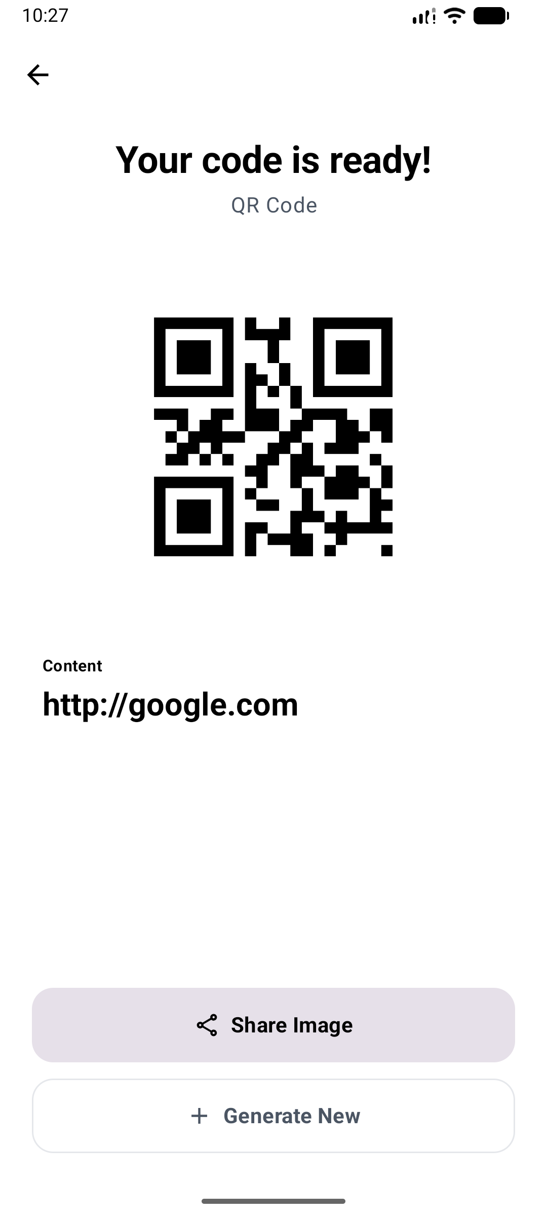 QuickScanQR screenshot 2