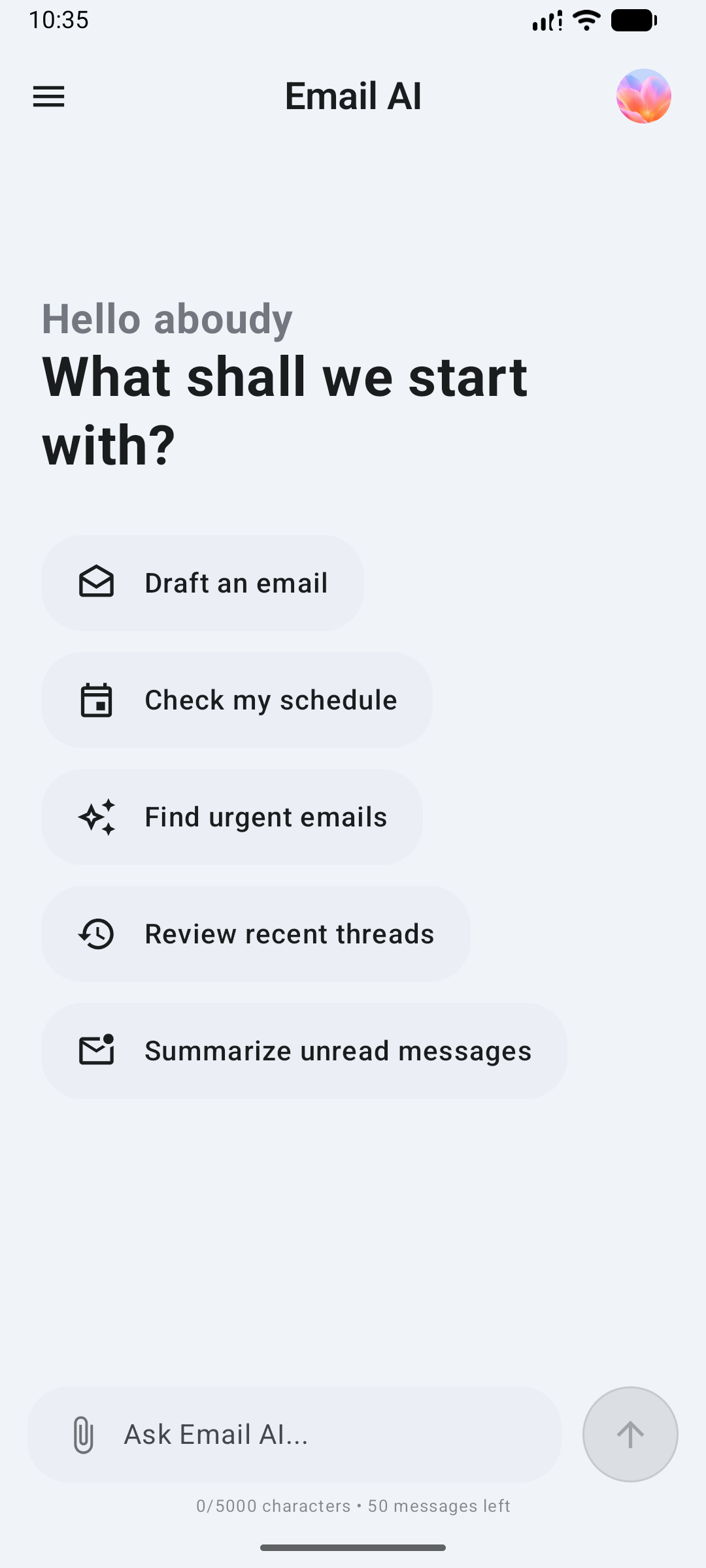 Email AI screenshot 2