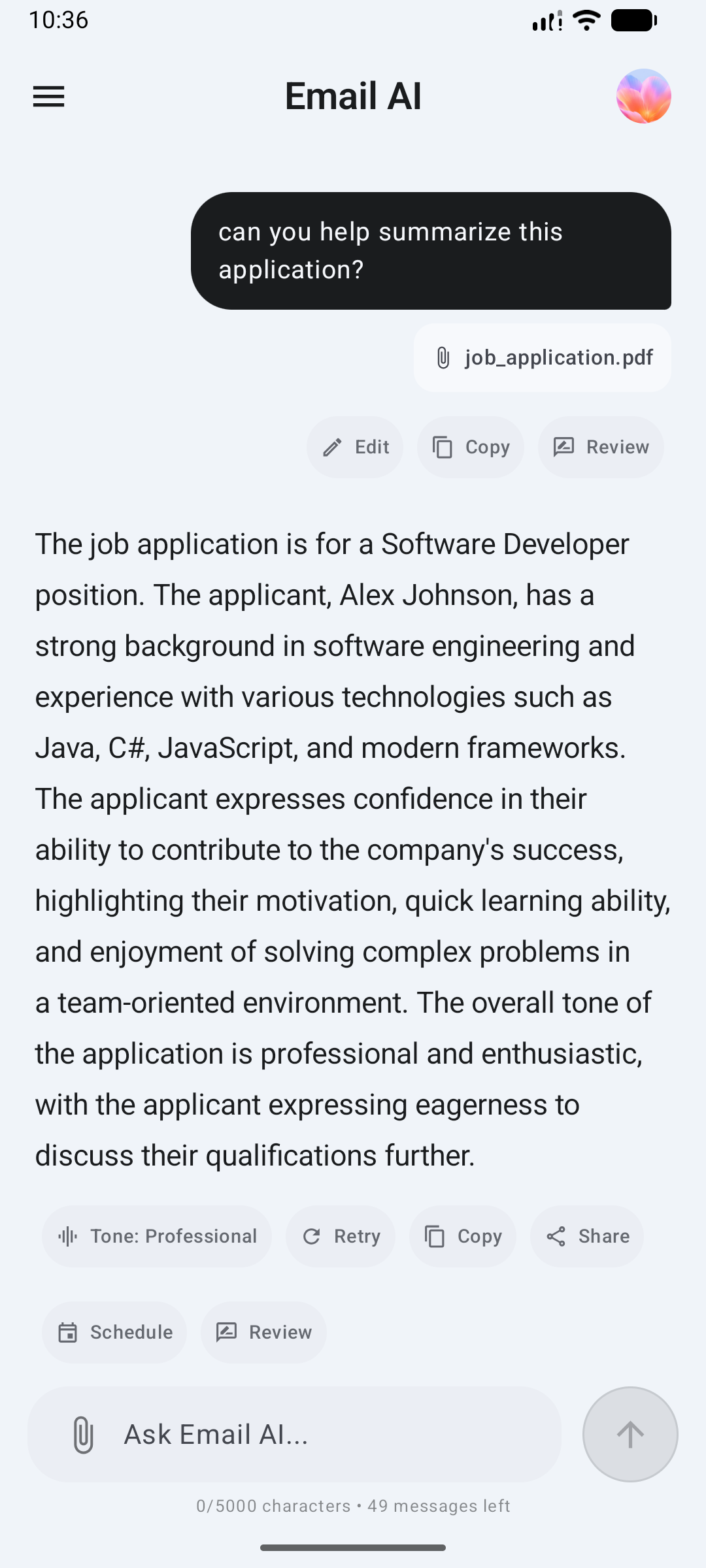 Email AI screenshot 6